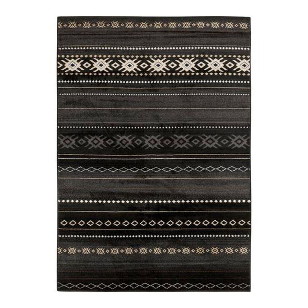 Surya Paramount PAR-1047 5'3" x 7'6" Black/Gray/Tan Area Rug