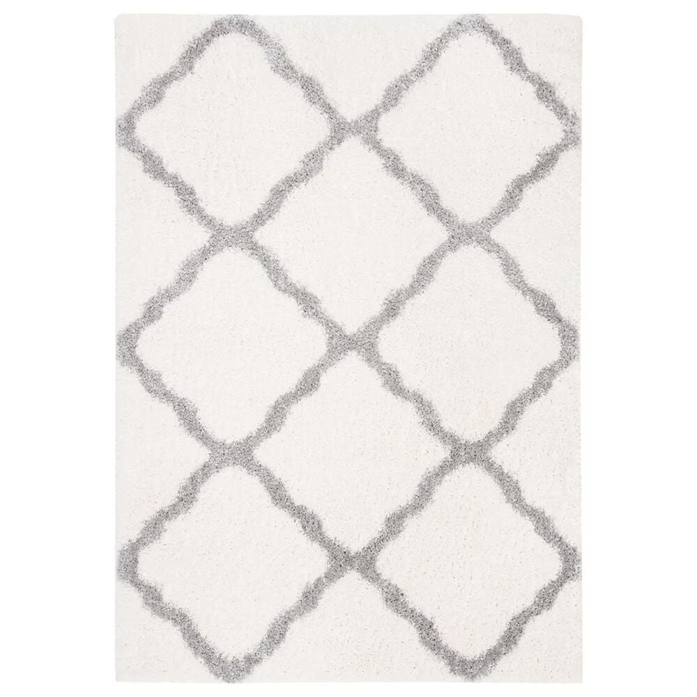 Safavieh Parma Shag PMA521A 2' x 3' Cream and Grey Area Rug