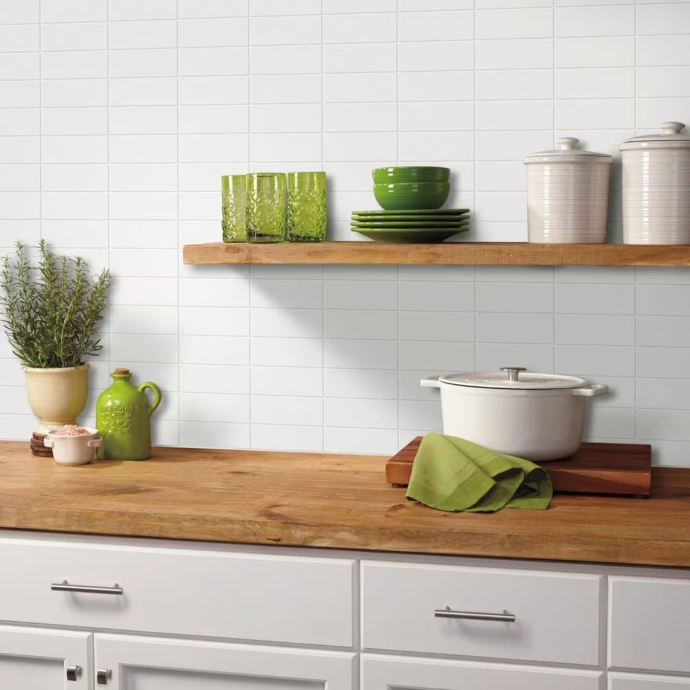 Dal-Tile Color Wheel Classic Matte Arctic White 4" x 12" Ceramic Subway Tile