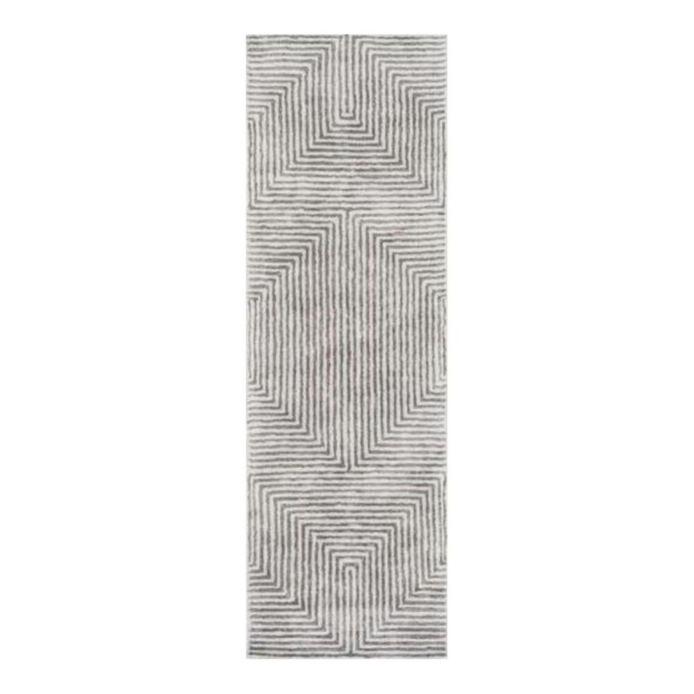 Surya Quartz QTZ-5000 2'6" x 8' Gray/Charcoal Runner