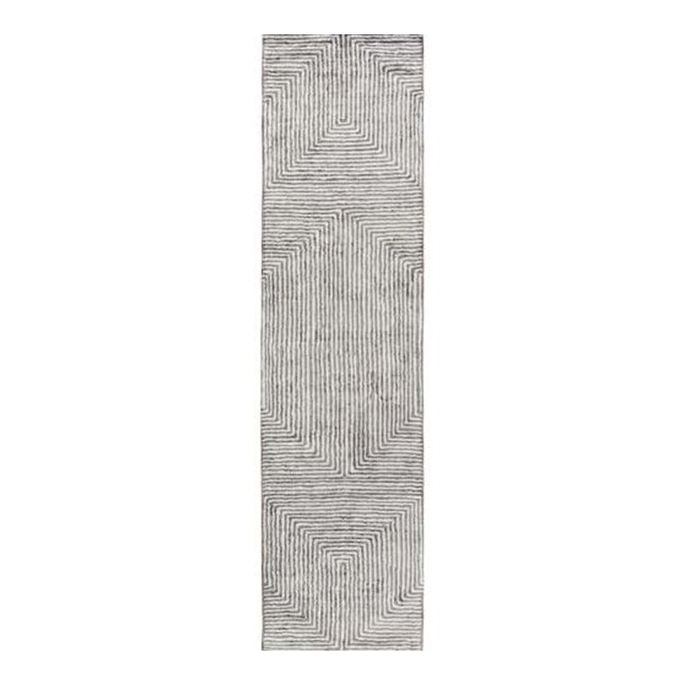 Surya Quartz QTZ-5000 2'6" x 10' Gray/Charcoal Runner