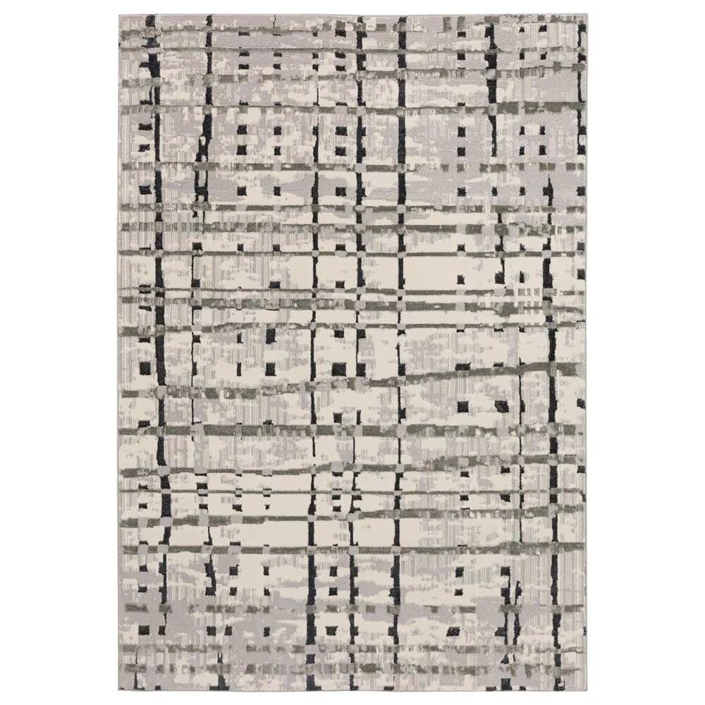 Dalyn Rug Company Karma KM4 5'1" x 7'5" Grey Area Rug
