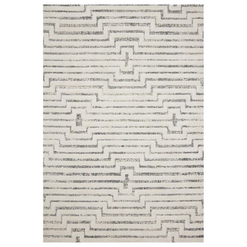 Loloi II Hagen 9'6" x 13' White and Sky Area Rug