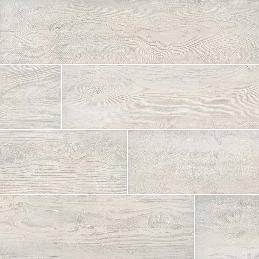 MS International Caldera Blanca 8" x 47" Porcelain Tile