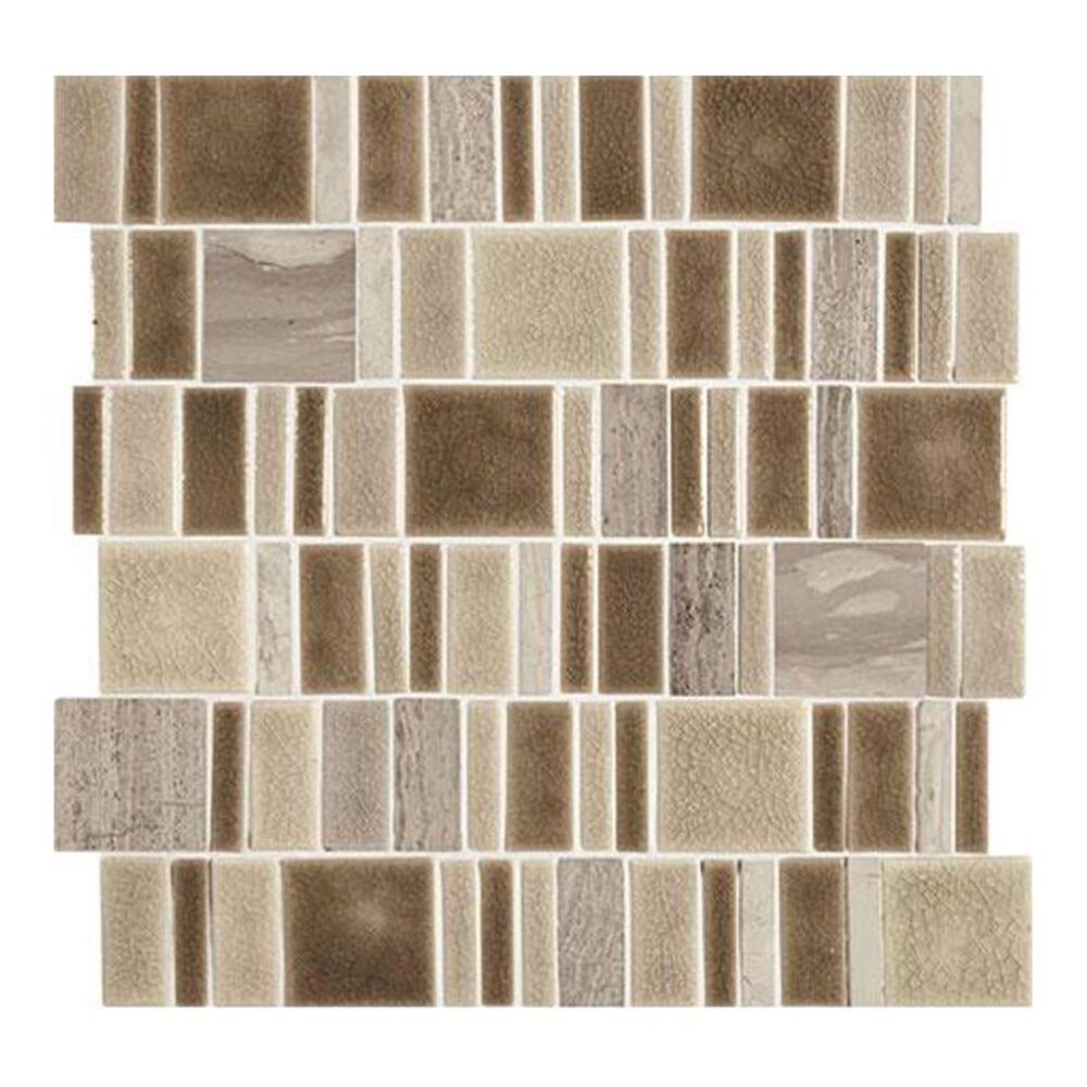 Marazzi Midpark Mosaics Sandbox 13" x 13" Porcelain Mosaic Sheet
