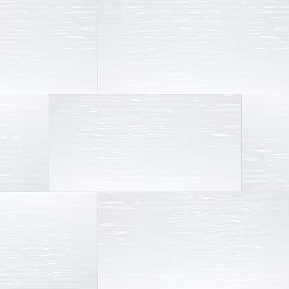 MS International Dymo Stripe White 12" x 24" Ceramic Tile