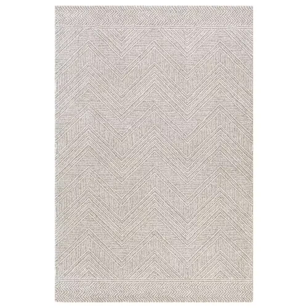 Surya Gavic 7'10" x 10' Silver Gray, Beige and Charcoal Area Rug