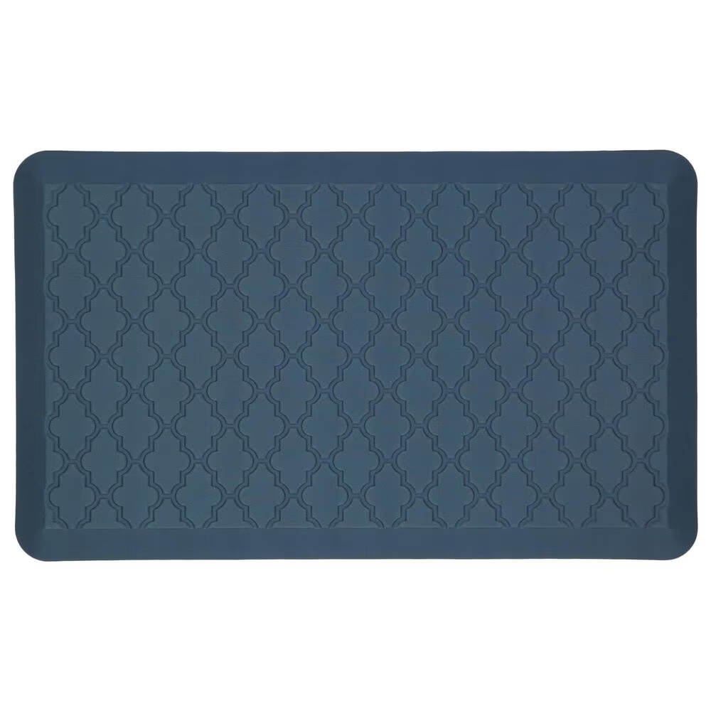 Karastan Dri-Pro Comfort Classic Lattice 4900-17348 1'6" x 2'6" Blue Area Rug