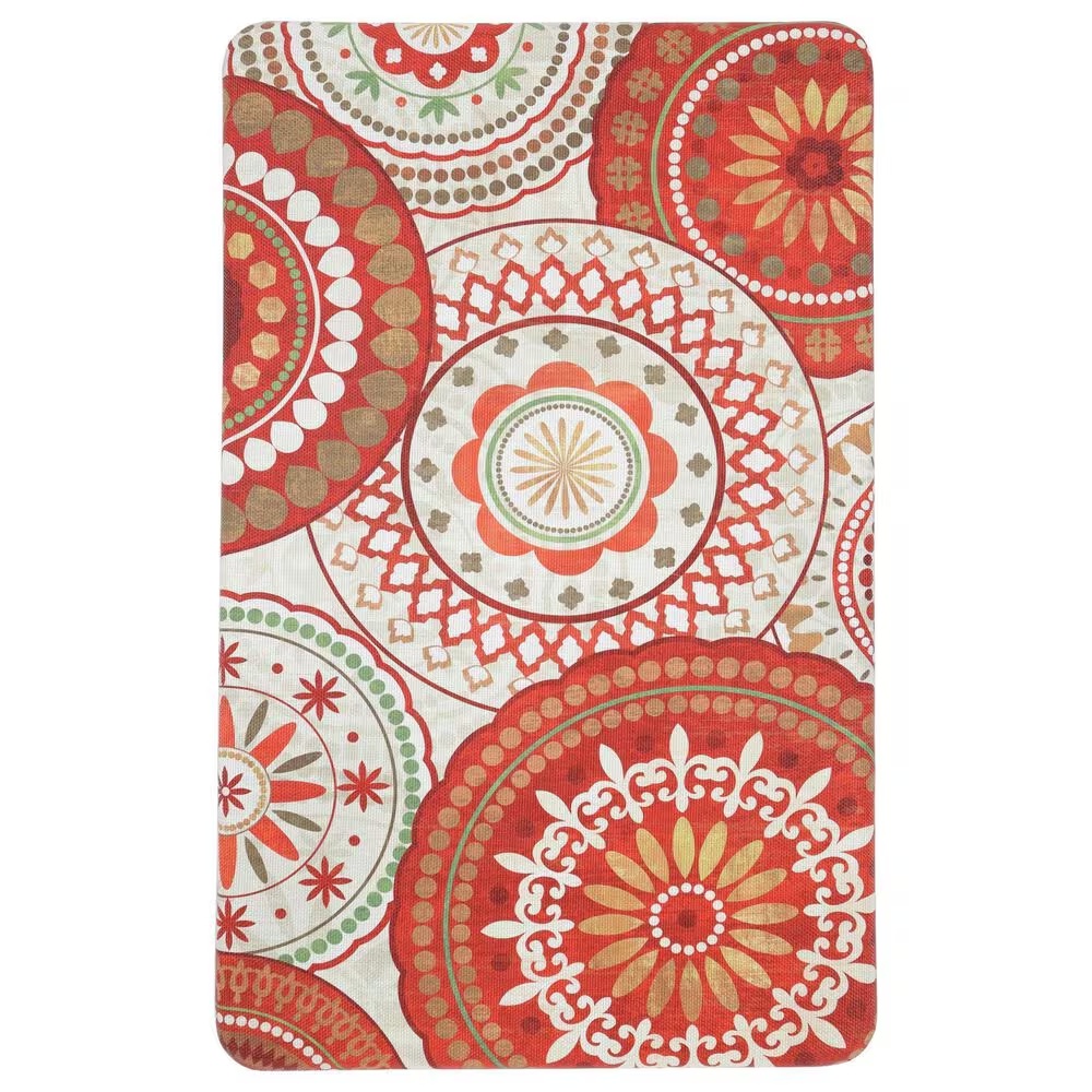 Karastan Dri-Pro Comfort Spice Suzani 4872-15881 1'6" x 2'6" Red Area Rug