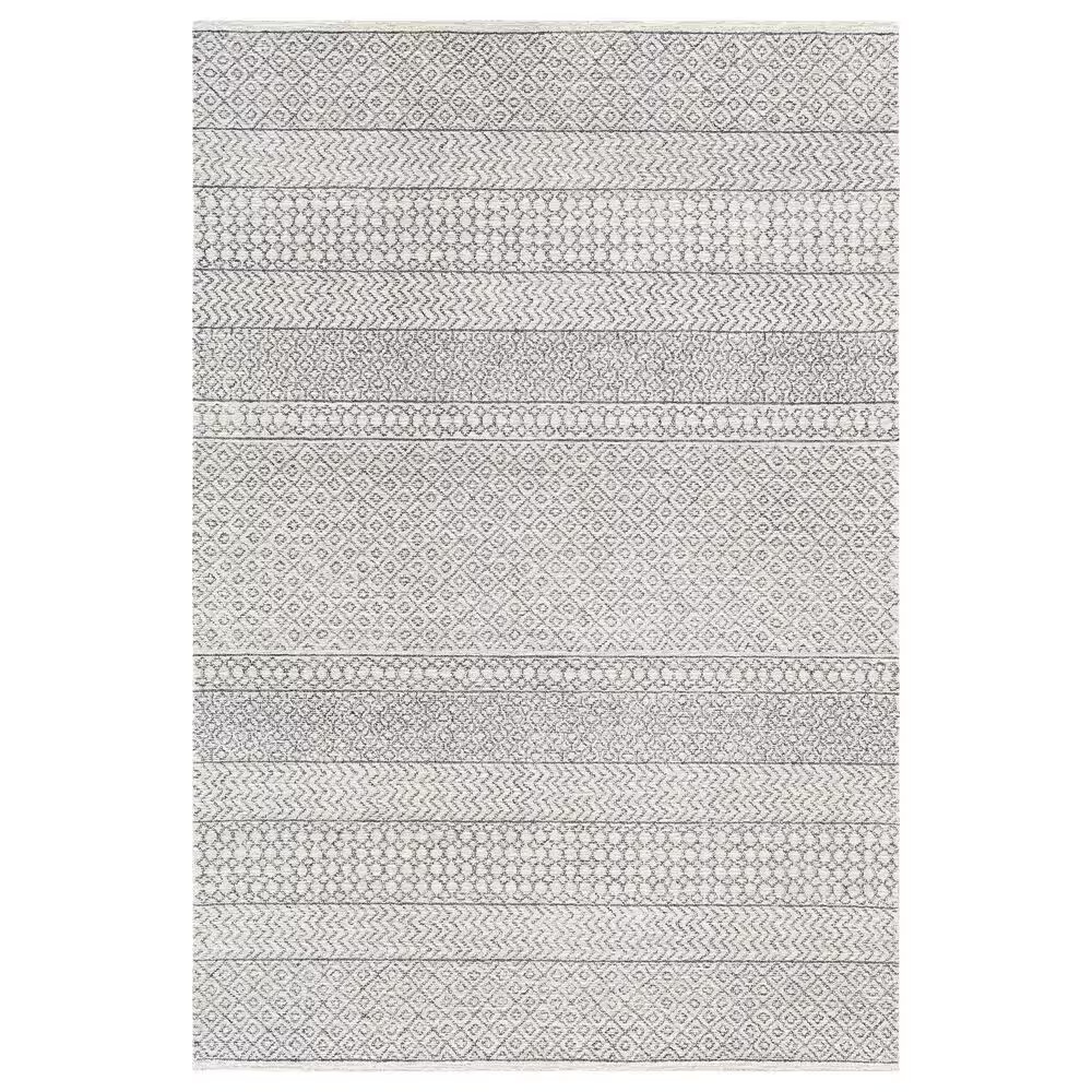 Surya Maroc MAR-2301 9' x 12' Beige, Ivory and Charcoal Area Rug