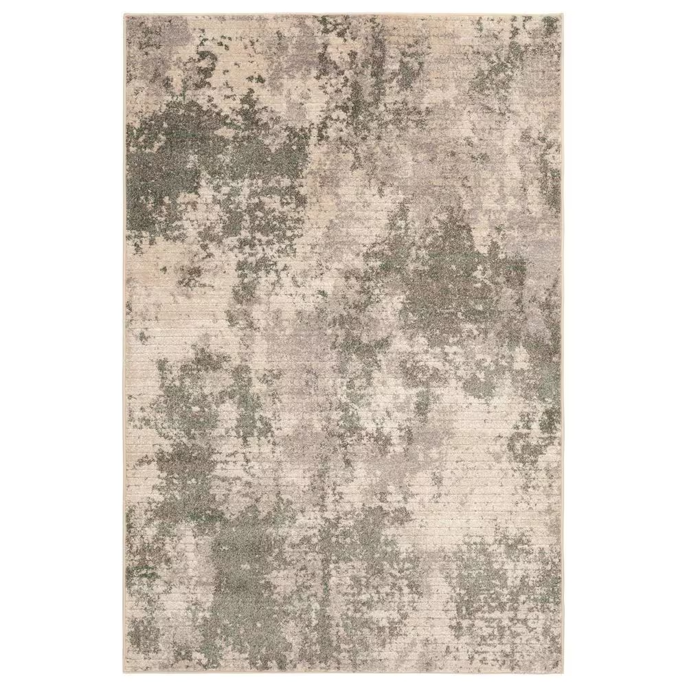 Central Oriental Minerva Fitz 7'10" x 9'10" Sand and Spring Area Rug