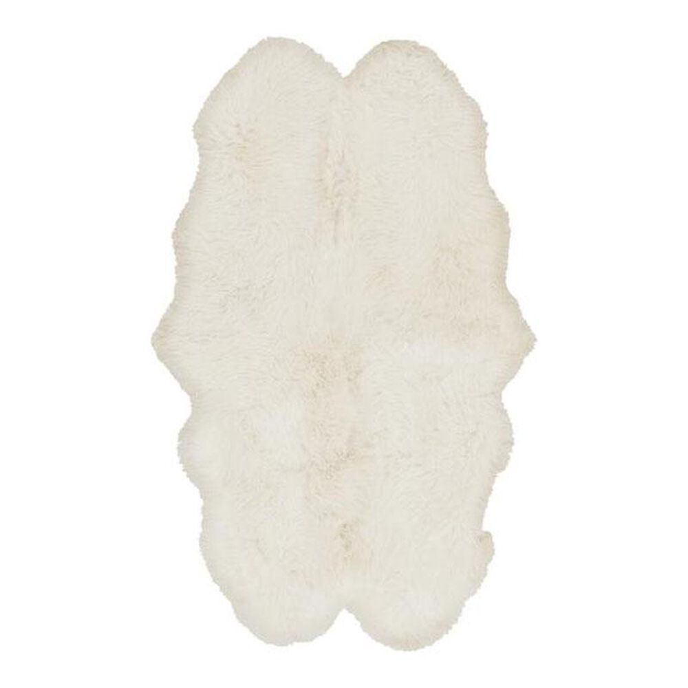 Surya Sheepskin SHS-9600 4' x 6' White Hide Area Rug