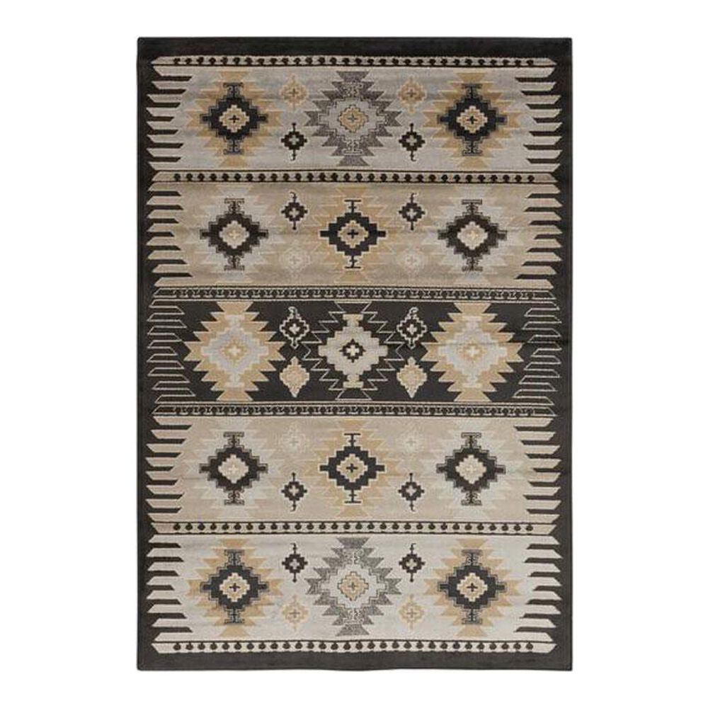 Surya Paramount PAR-1046 7'9" x 11'2" Gray/Black/Tan Area Rug