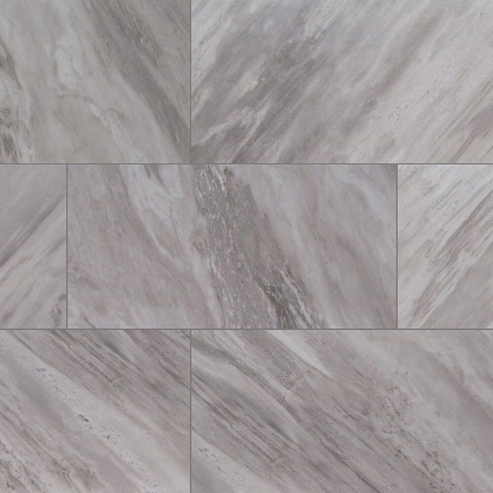 MS International Eden Bardiglio 12" x 24" Matte Porcelain Tile