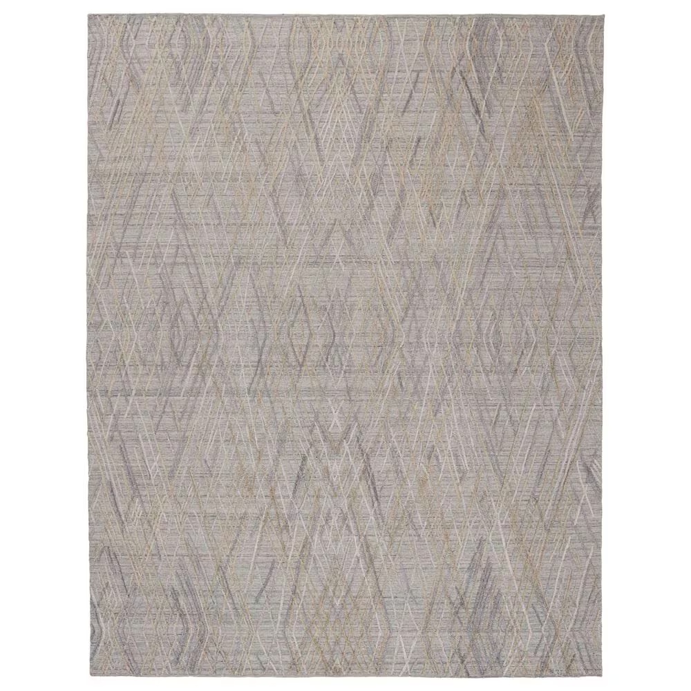 Feizy Elias 6589F 3'6" x 5'6" Blue Area Rug