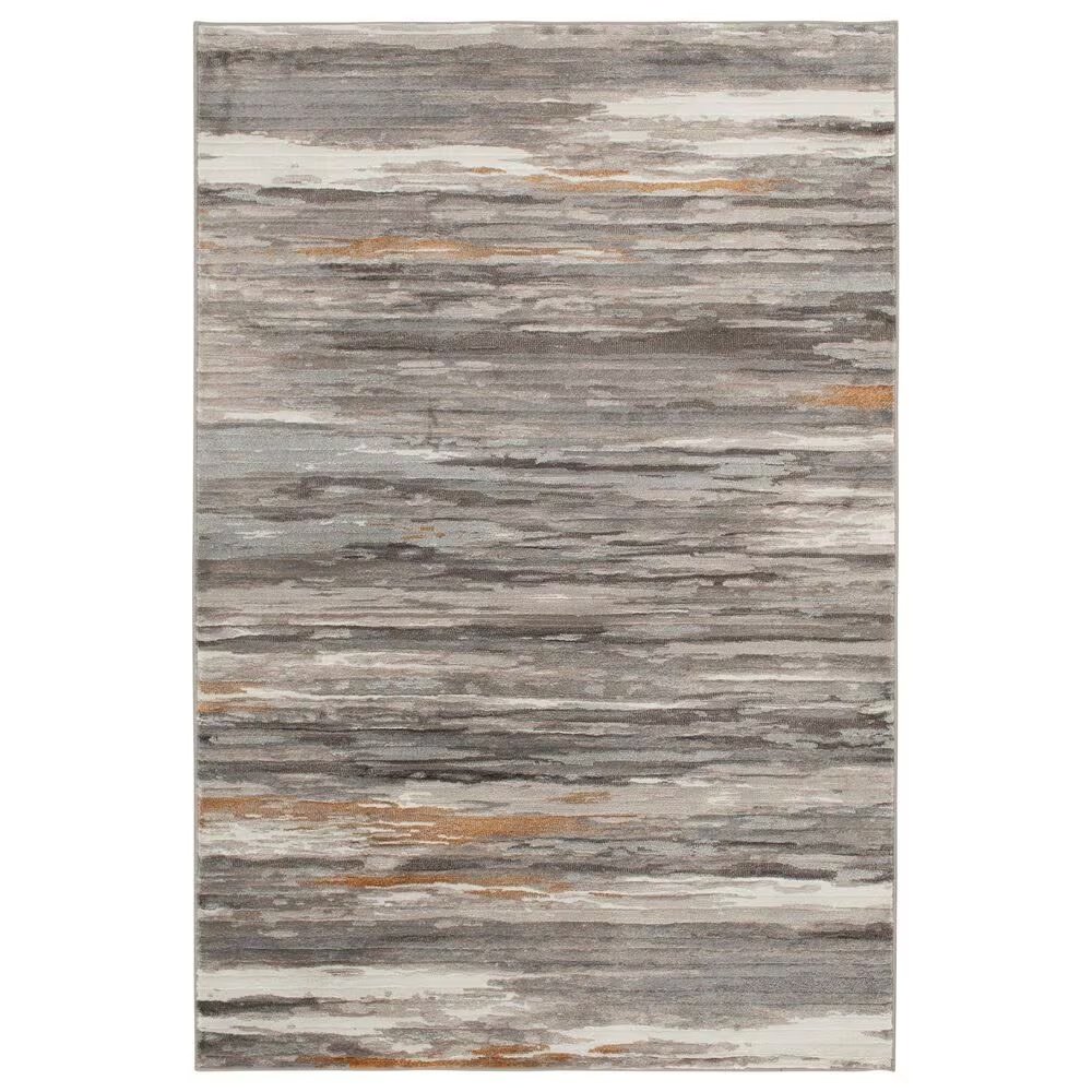 Central Oriental Adore Carena 5' x 7'6" Grey and Beige Area Rug