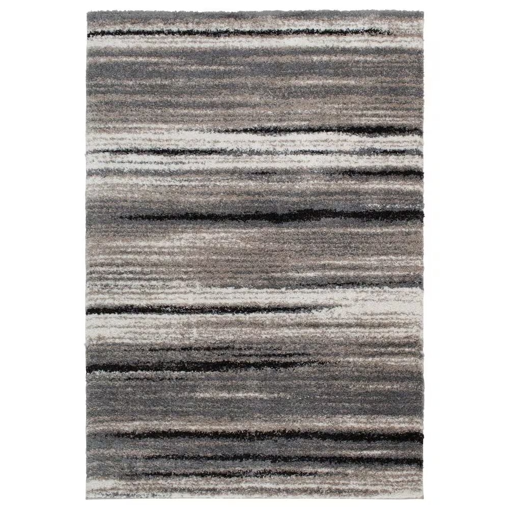 Central Oriental Tulsa Dunkerton 5' x 7'3" Iron and Multicolor Area Rug