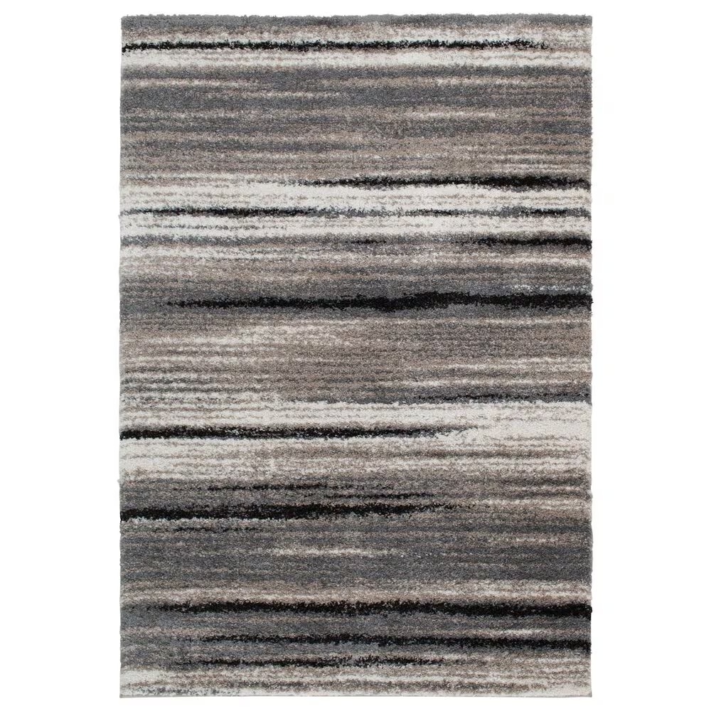 Central Oriental Tulsa Dunkerton 7'10" x 9'10" Iron and Multicolor Area Rug