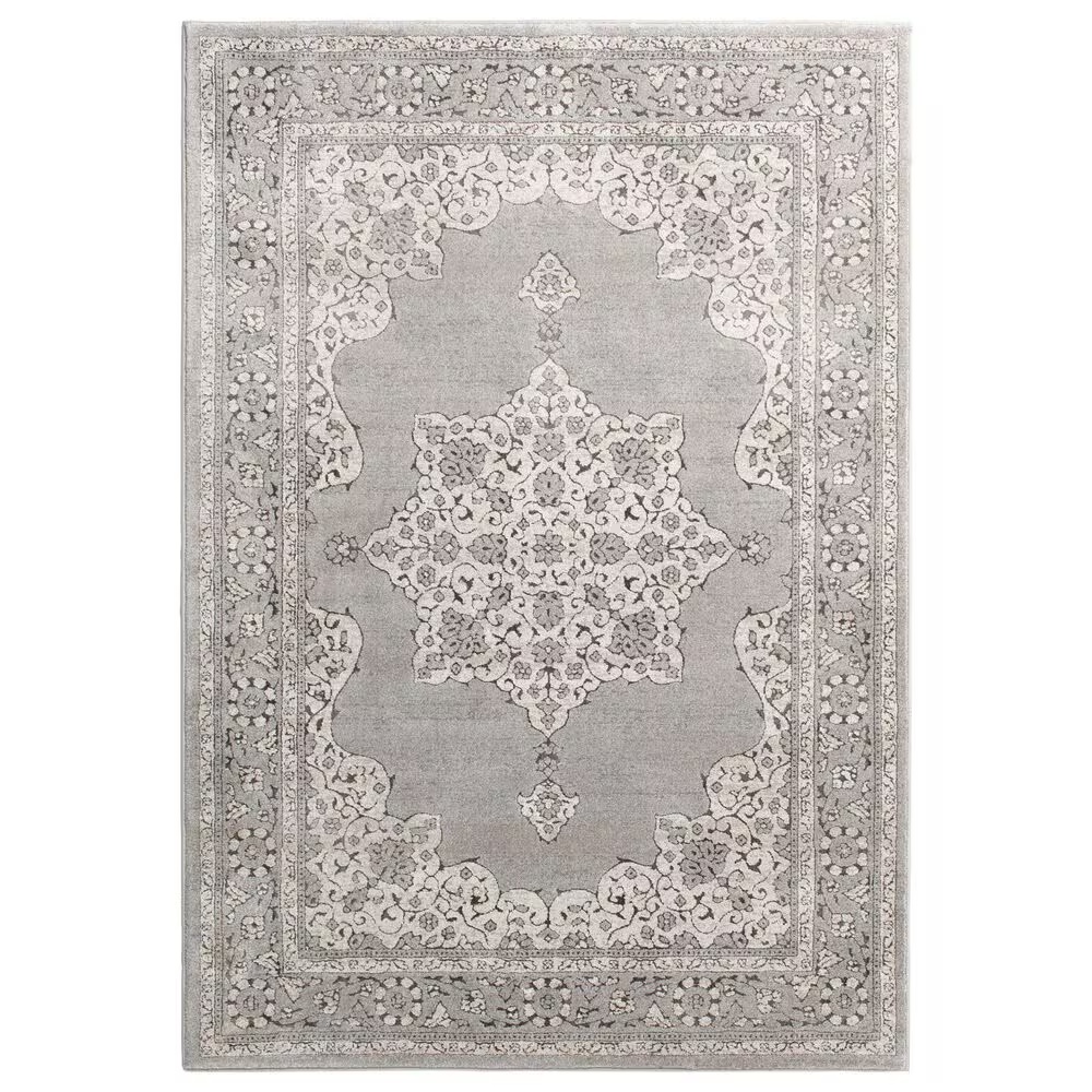Central Oriental Clearwater Glint 5' x 8' Beige and Cream Area Rug