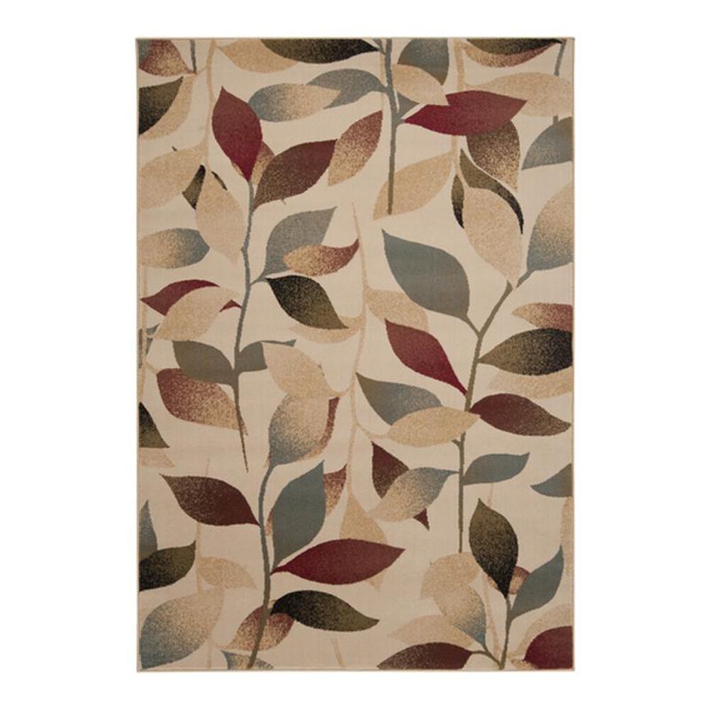 Surya Riley RLY-5010 7'10" x 10'10" Red/Brown/Camel Area Rug