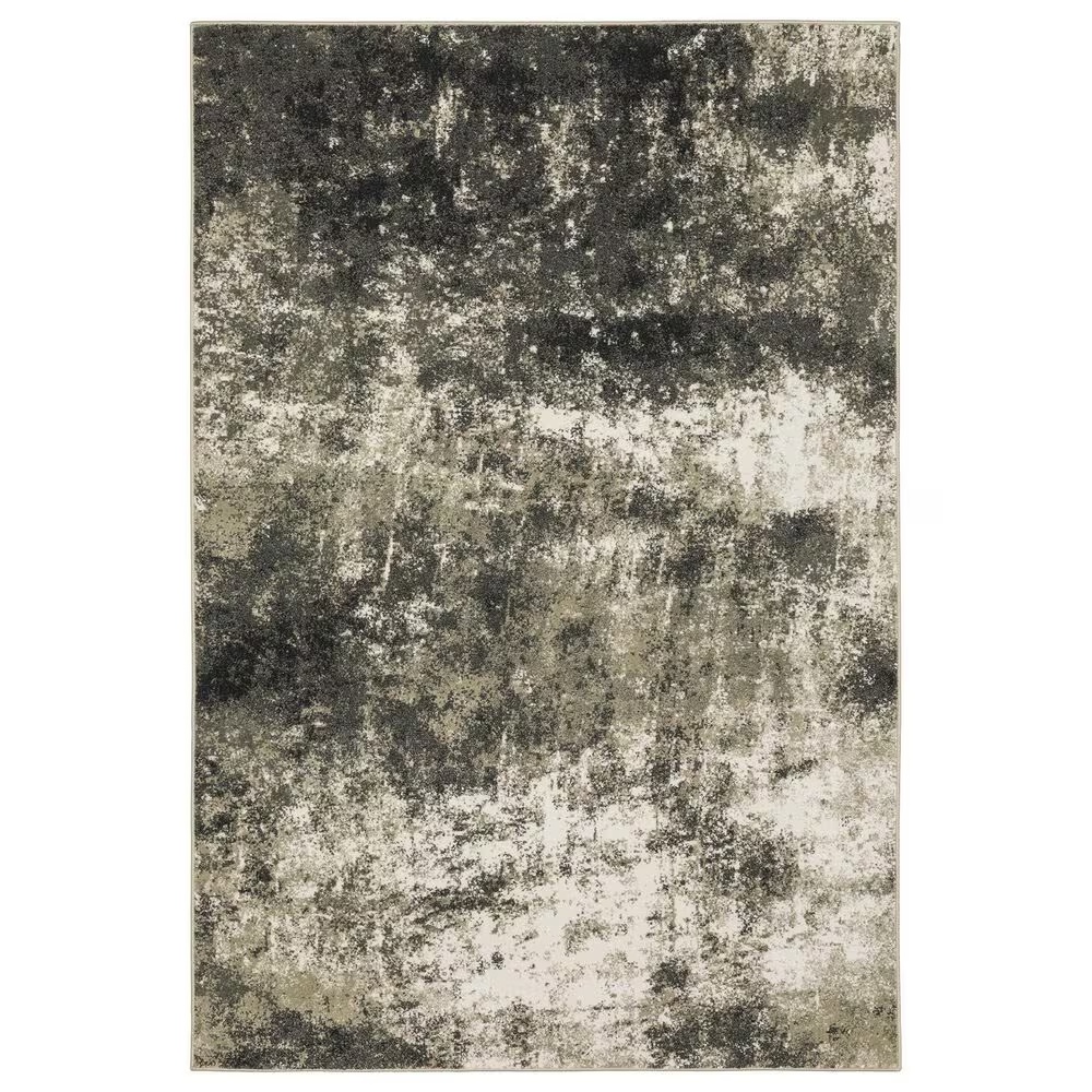 Oriental Weavers Venice Rimini 3'10" x 5'5" Charcoal and Beige Area Rug