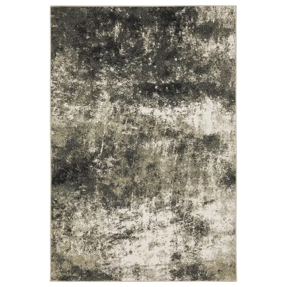 Oriental Weavers Venice Rimini 5'3" x 7'3" Charcoal and Beige Area Rug
