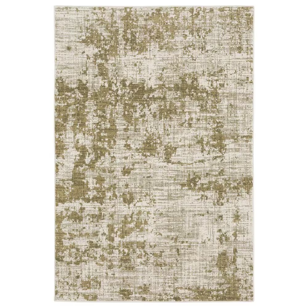 Oriental Weavers Venice Trento 6'7" x 9'2" Beige and Gold Area Rug