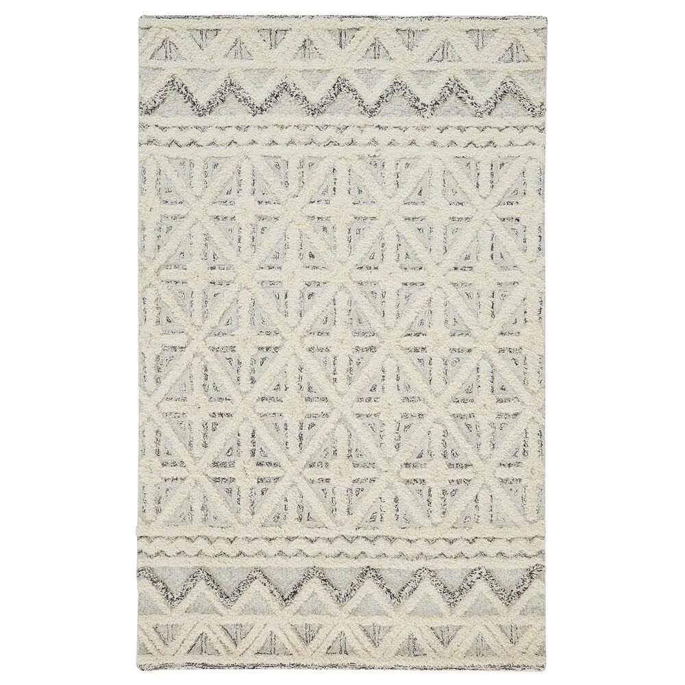 Feizy Anica 8' x 10' Blue and Ivory Area Rug