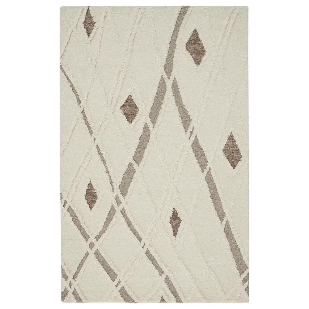 Feizy Anica 8' x 10' Ivory and Brown Area Rug