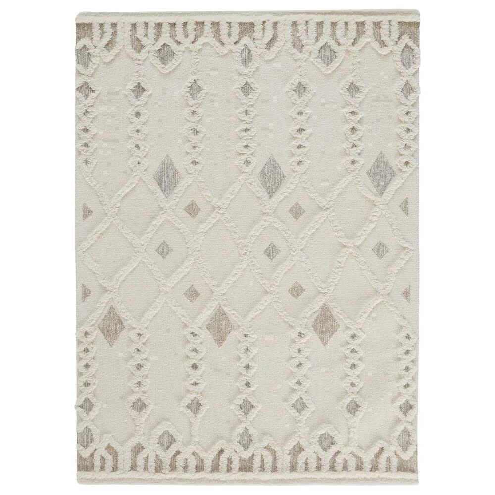 Feizy Anica 8011F 9' x 12' Ivory Area Rug