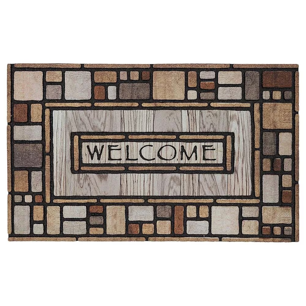 Karastan Doorscapes 45411'6" x 2'6" Multicolor Door Mat