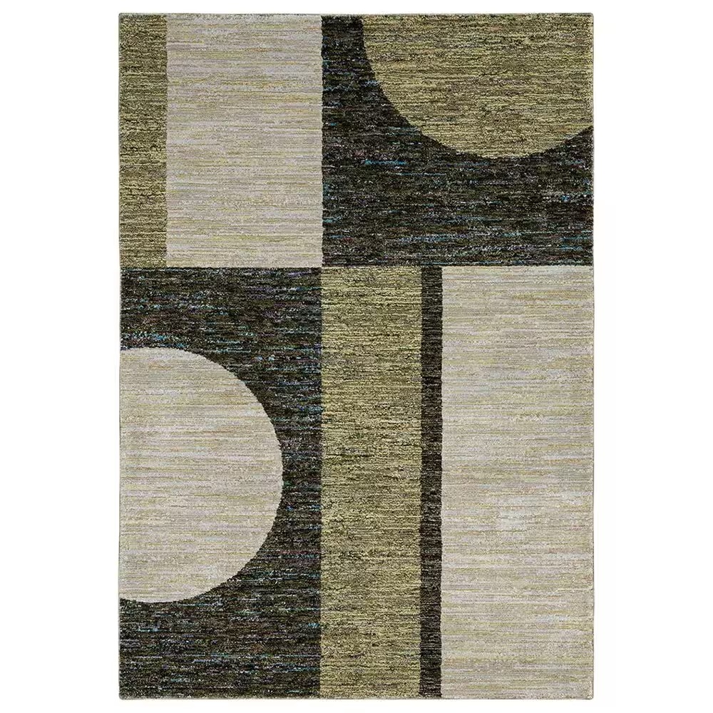 Oriental Weavers Strada STR05 7'10" x 10'10" Gold Area Rug
