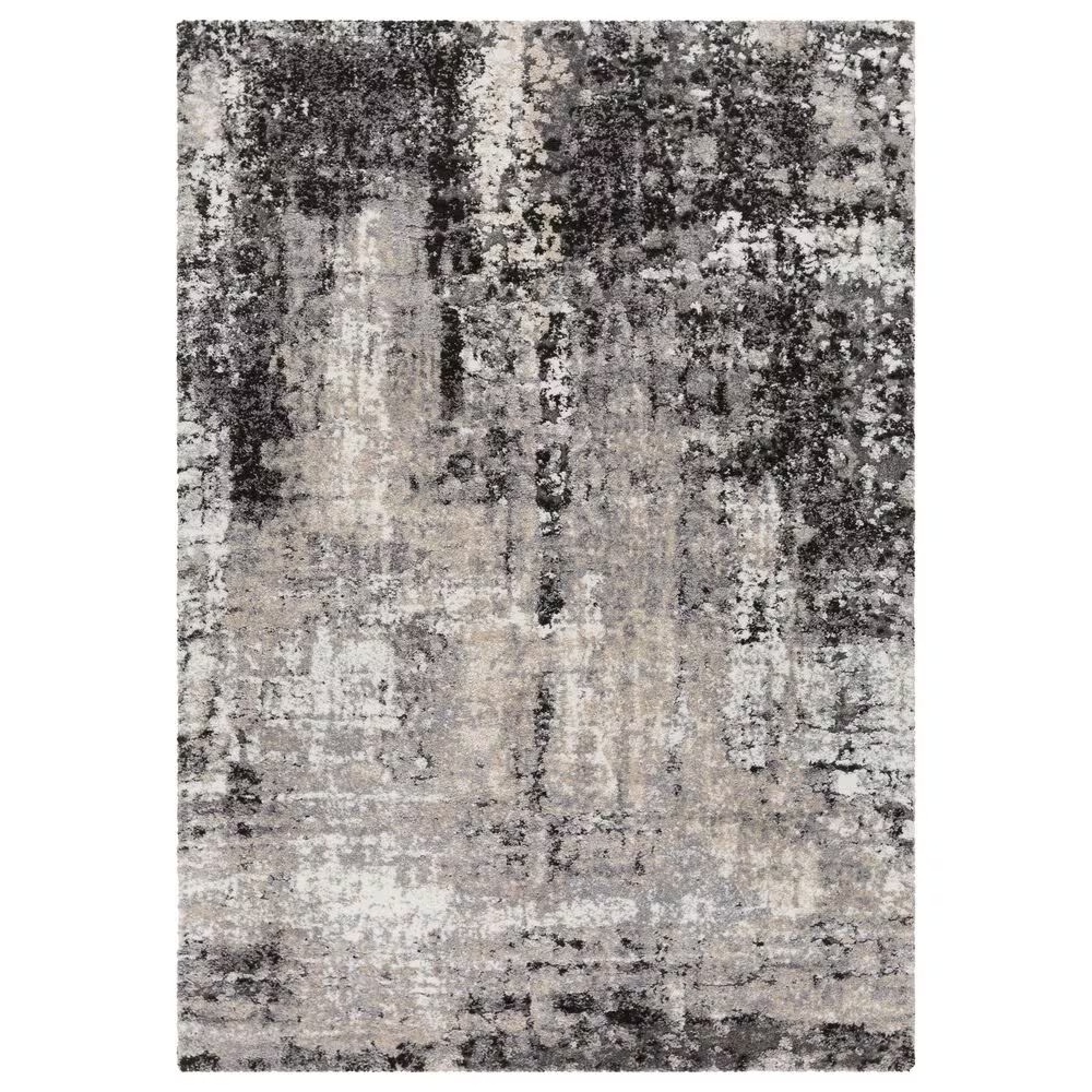Surya Tuscany TUS-2312 12' x 15' Gray, Charcoal, Black and Ivory Area Rug