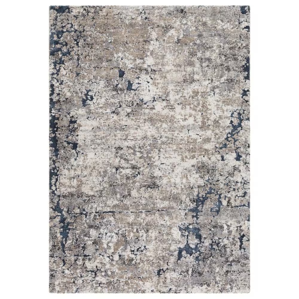 Surya Tuscany TUS-2313 12' x 15' Blue, Gray, Black and Ivory Area Rug