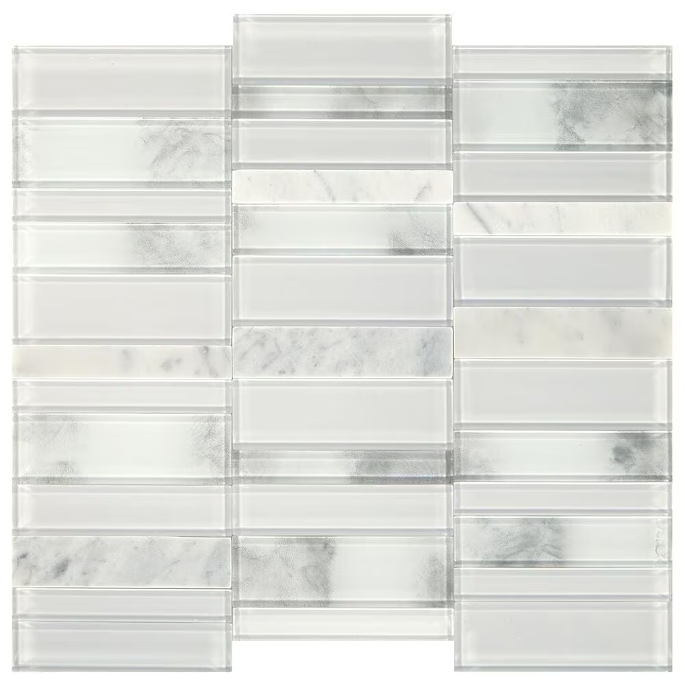 Dal-Tile SimplyStick Stormy Mist 12"x12" Straight Stack Mosaic Sheet