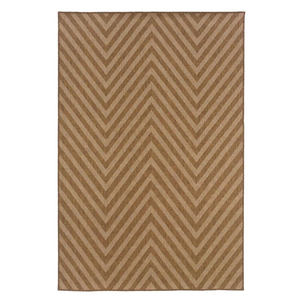 Oriental Weavers Karavia 1330X 7'10" x 10'10" Tan Outdoor Rug