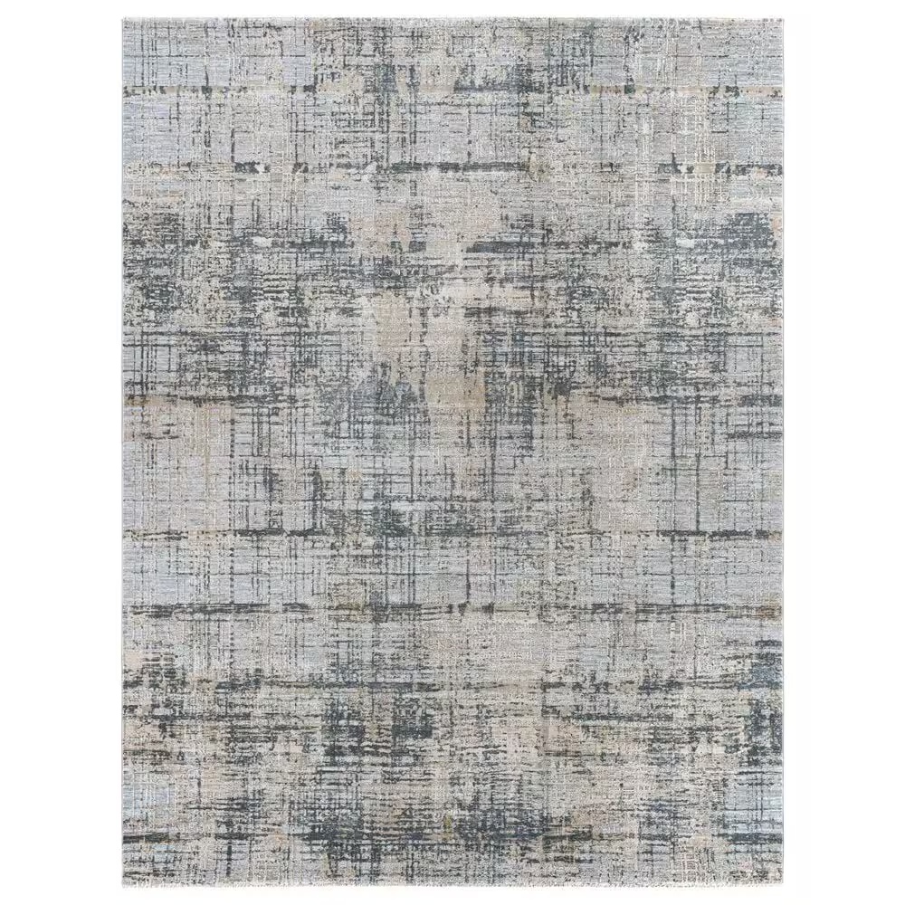 Surya Brunswick 7'10" x 10'3" Blue, Sage and Gray Area Rug