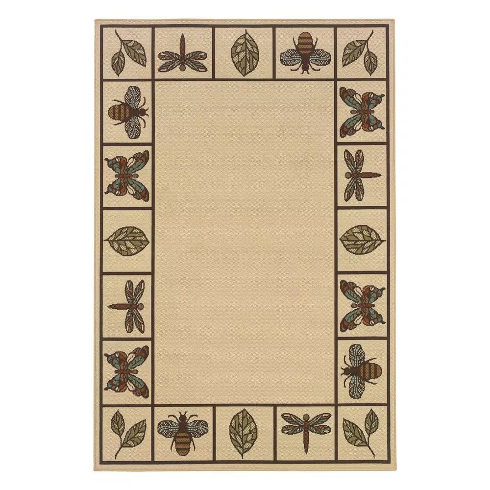 Oriental Weavers Montego 2266W 7'10" x 10'10" Ivory Area Rug