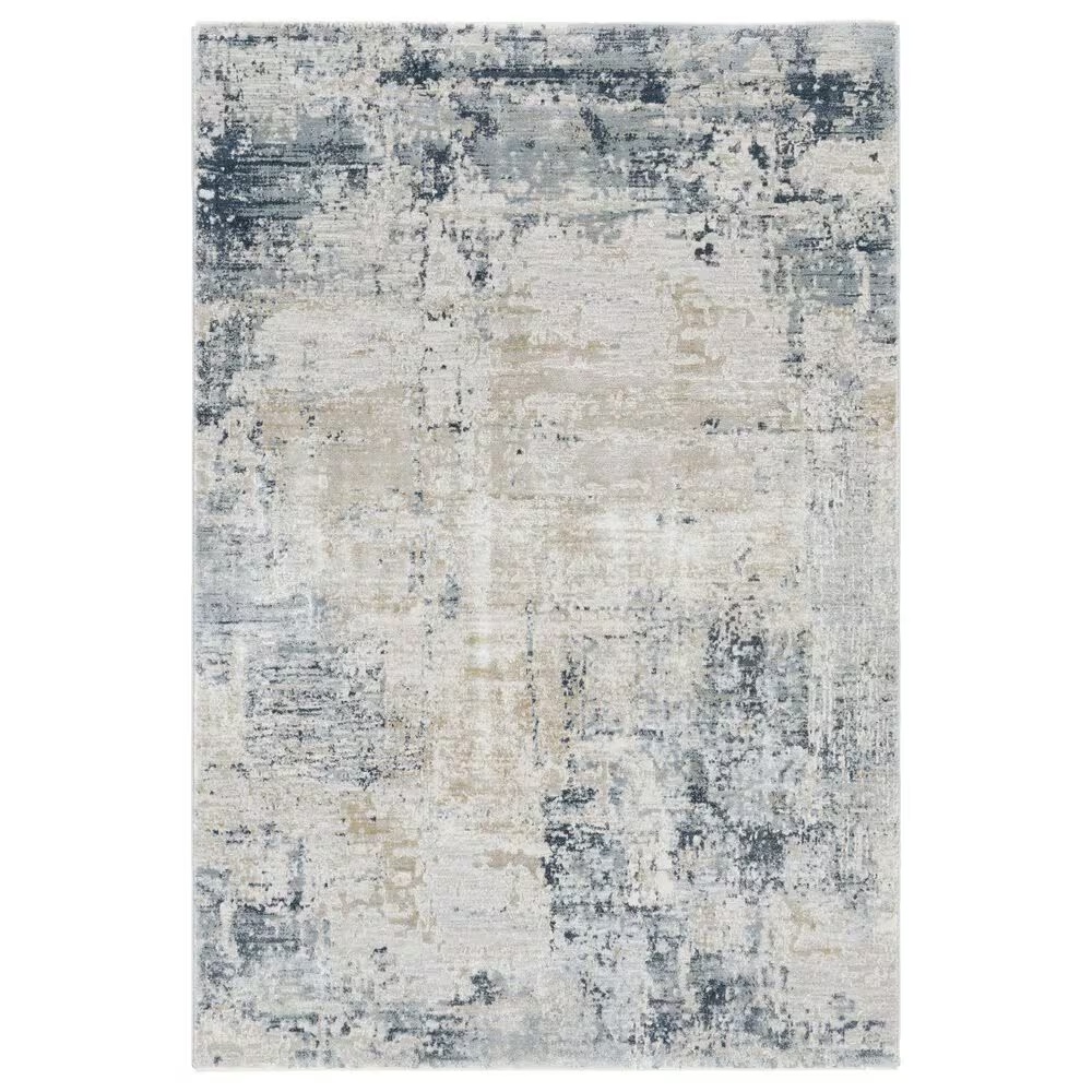 Surya Brunswick 5' x 7'5" Sage, Gray, White and Blue Area Rug