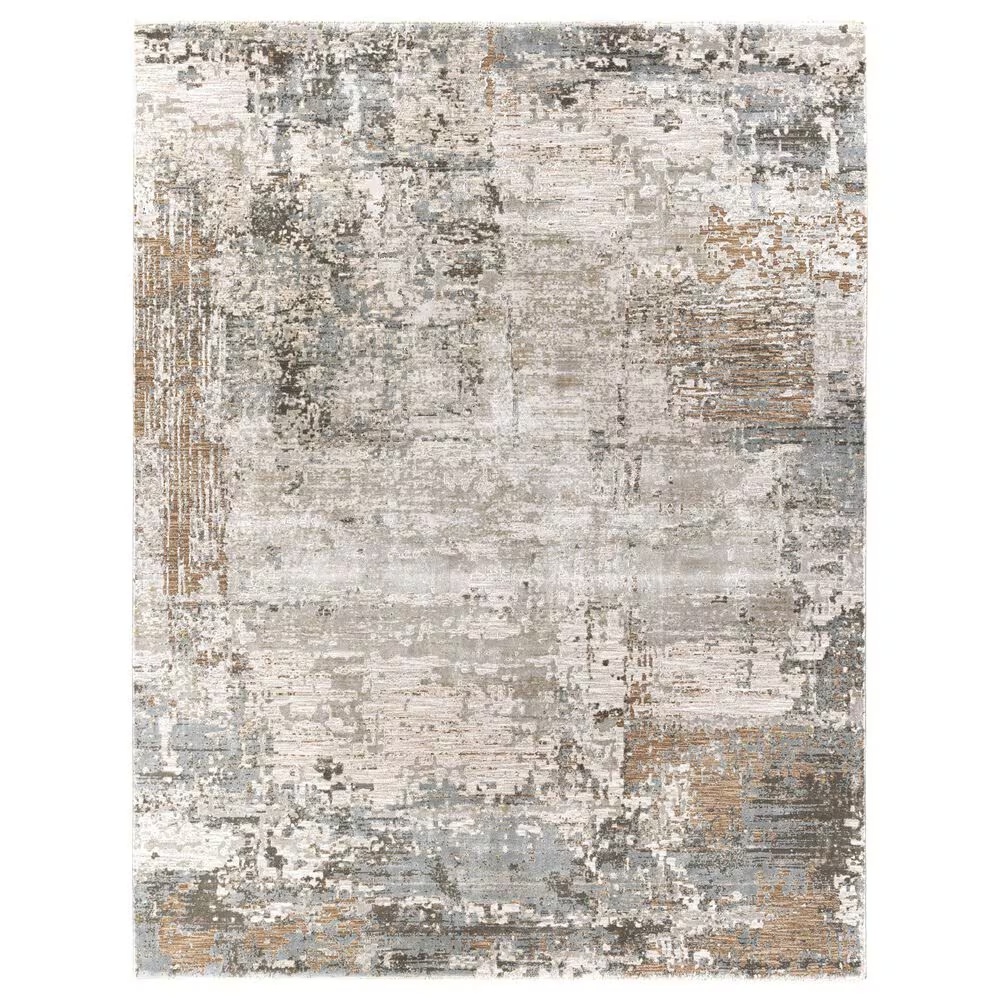 Surya Brunswick 12' x 15' Sage, Brown, Gray, White and Teal Area Rug