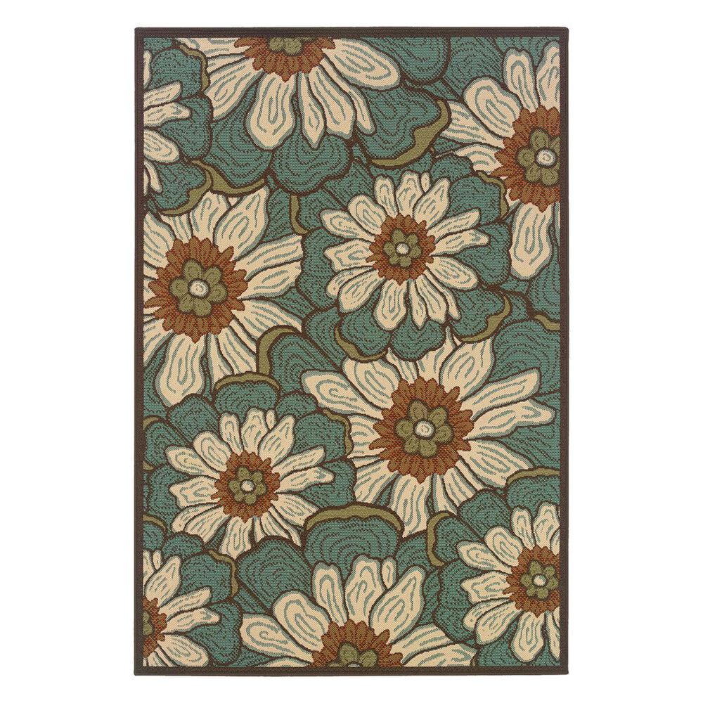 Oriental Weavers Montego 3444M 7'10" x 10'10" Blue Area Rug