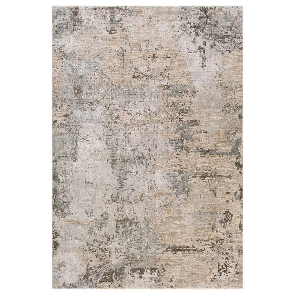 Surya Brunswick 5' x 7'5" Sage, Gray, White, Blue and Brown Area Rug