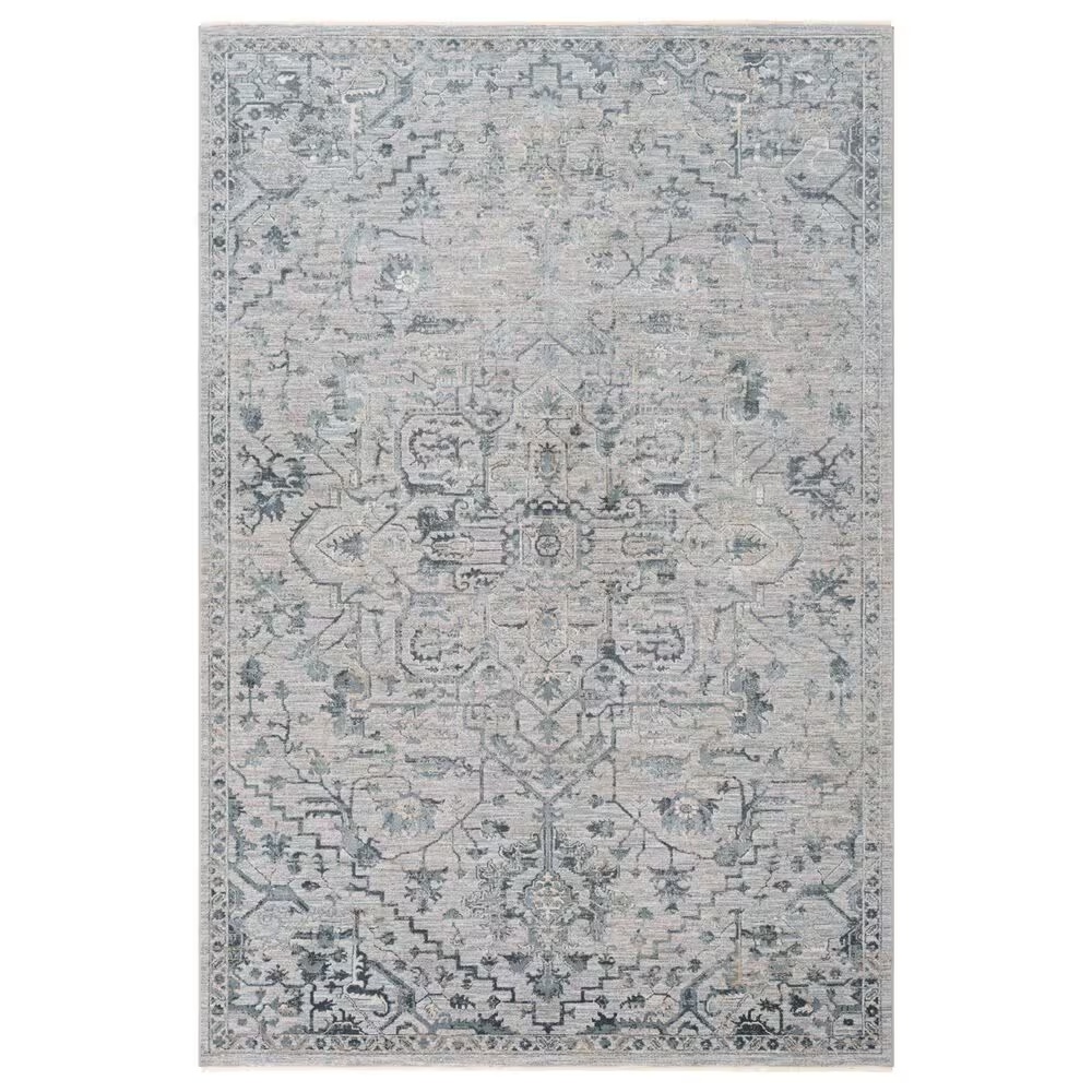 Surya Brunswick 2'7" x 4' Sage, Beige, Blue and Khaki Area Rug
