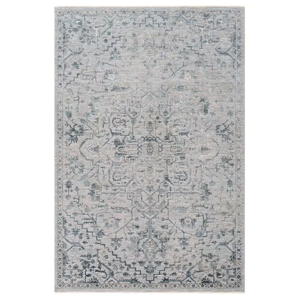 Surya Brunswick 5' x 7'5" Sage, Beige, Blue and Khaki Area Rug
