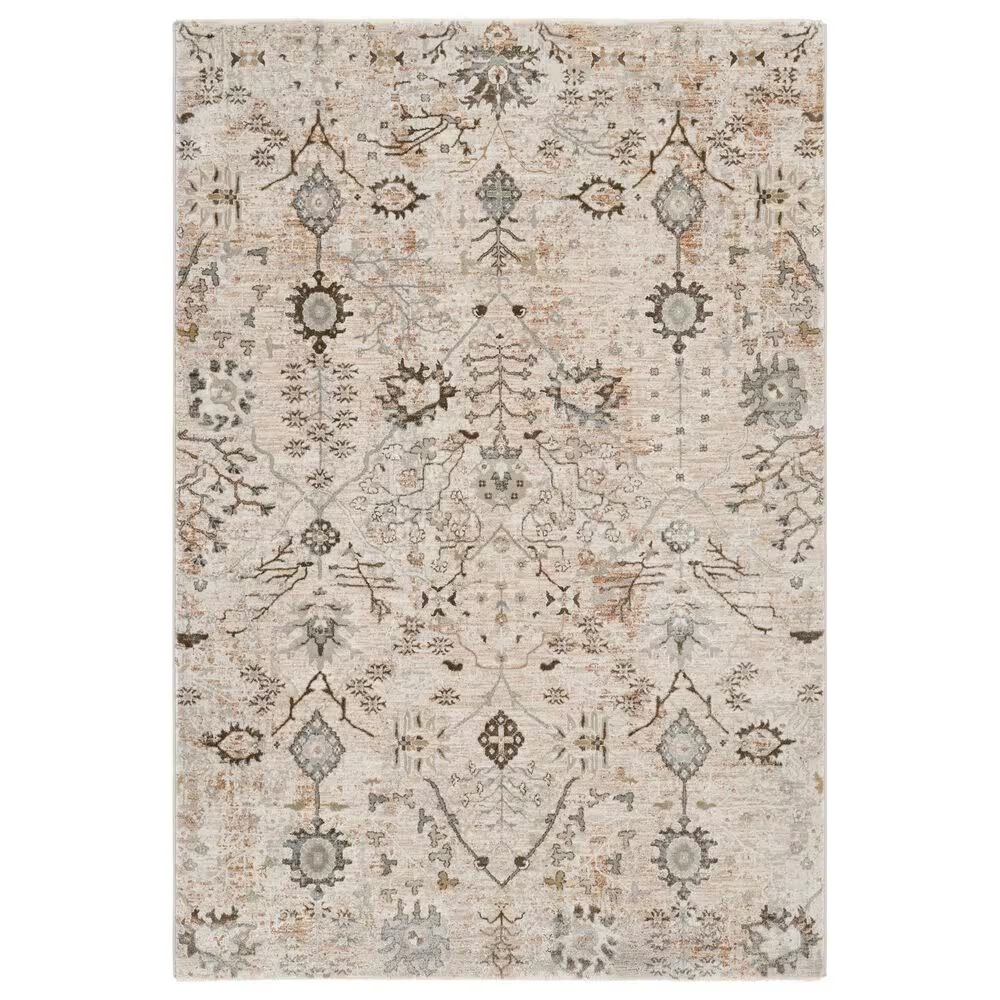 Surya Brunswick 5' x 7'5" Ivory, Gray and Green Area Rug
