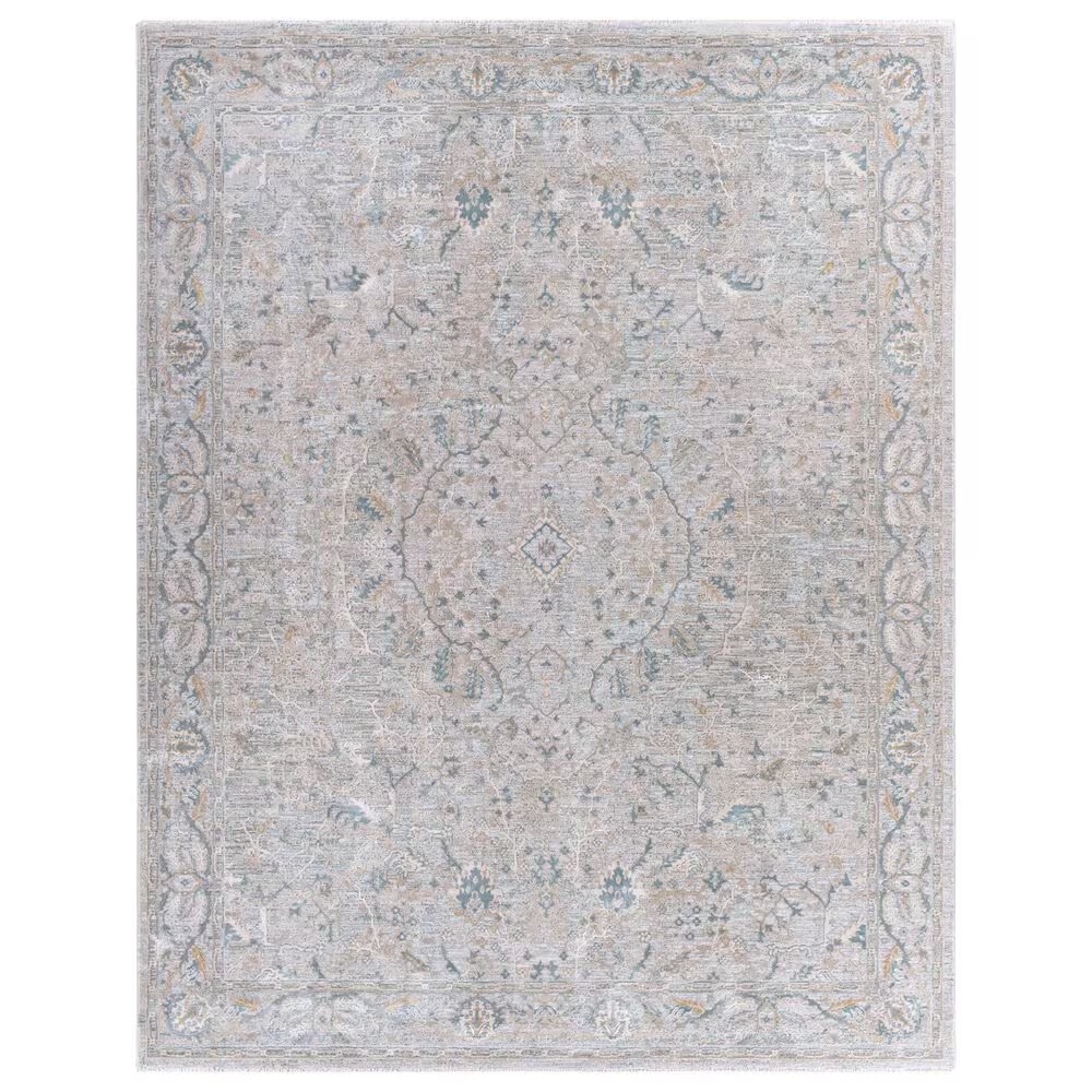 Surya Brunswick 7'10" x 10'3" Beige, Sage and Blue Area Rug
