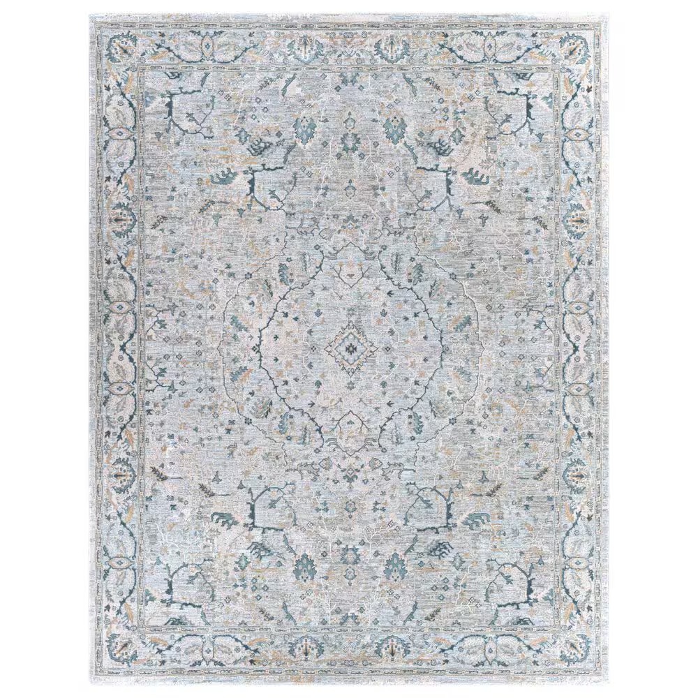 Surya Brunswick 12' x 15' Green, Sage, Denim and Beige Area Rug