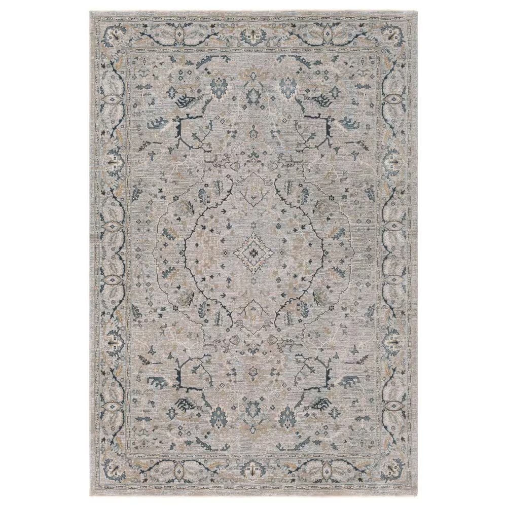Surya Brunswick 2'7" x 4' Green, Sage, Denim and Beige Area Rug