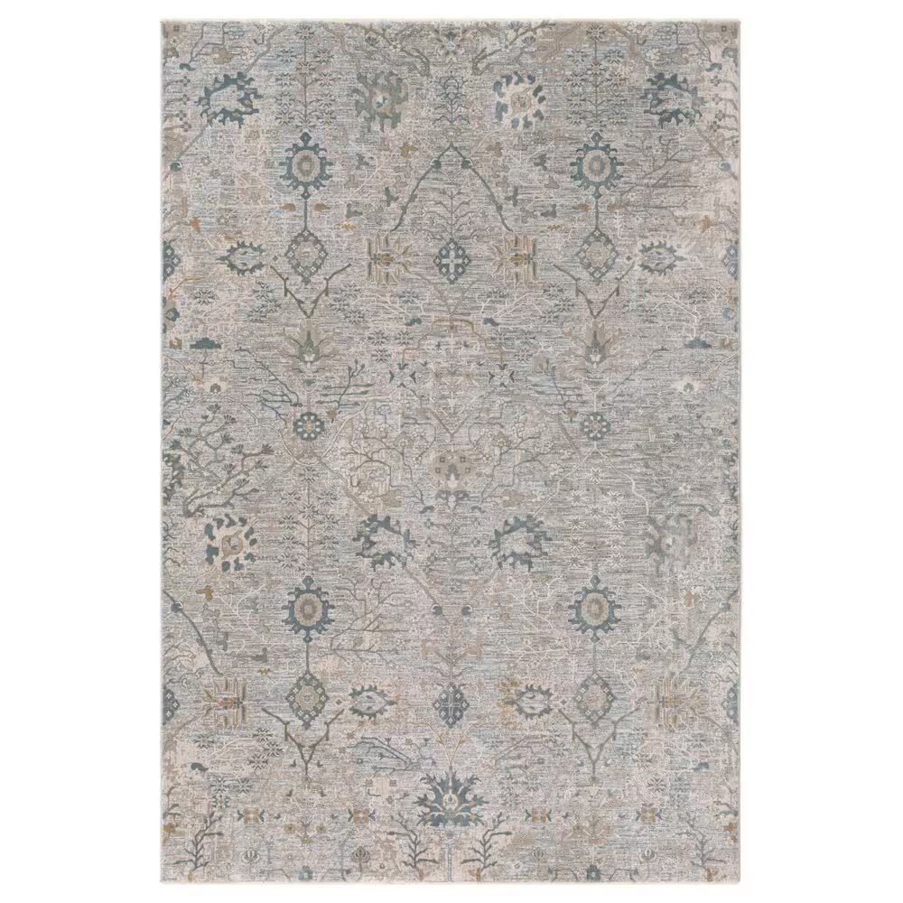 Surya Brunswick 5' x 7'5" Beige, Sage, Blue and Gray Area Rug