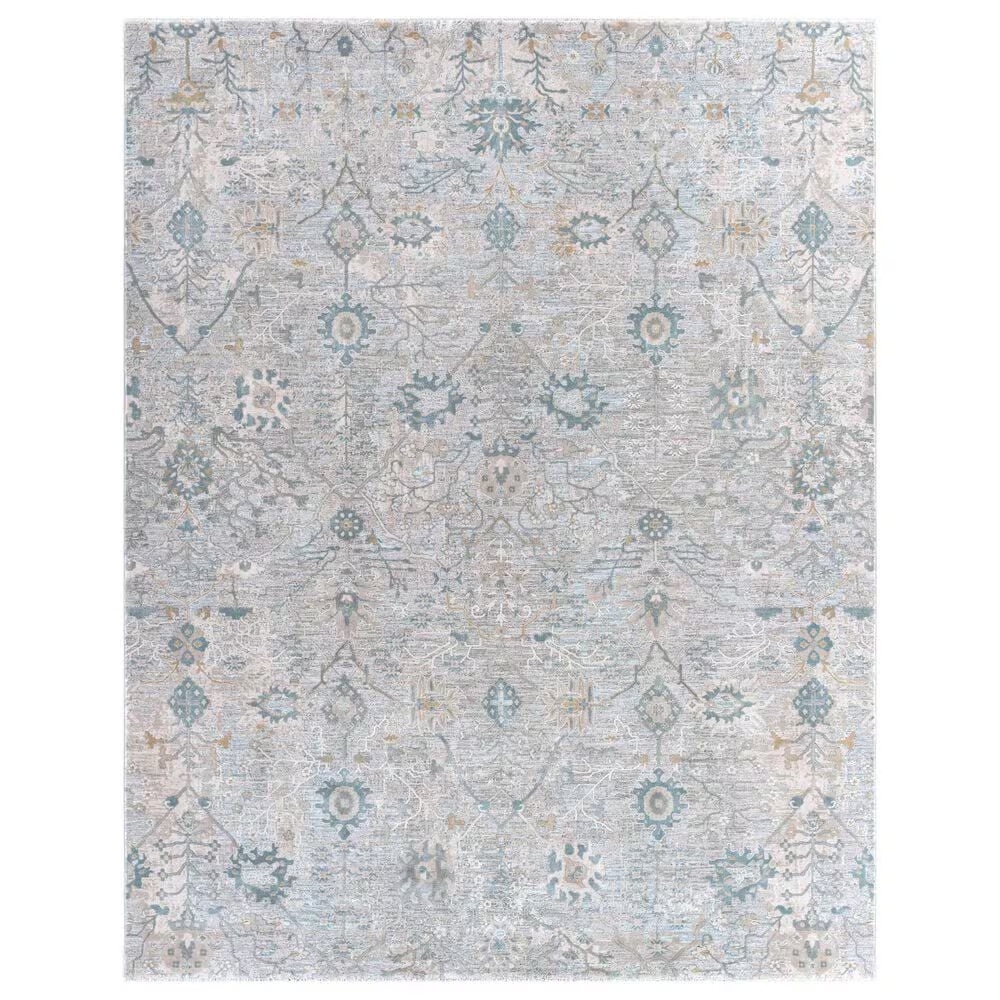 Surya Brunswick 9' x 12'2" Beige, Sage, Blue and Gray Area Rug